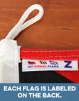 0 (Zero) Nautical Signal Flag - Maritime Tribes USASignal Flag