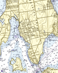 Newport, RI (Narragansett Bay) Chart Blanket
