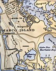 Casco Bay, ME Nautical Chart Quick Dry Towel