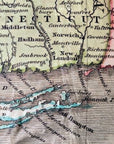 New England Antique Map Blanket