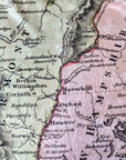 New England Antique Map Blanket