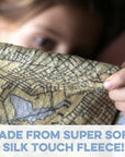 Woods Hole - Falmouth Vintage Nautical Chart Blanket