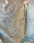 Green Bay, WI Nautical Chart Blanket