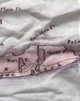 Long Island, NY Vintage Map Scarf