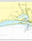 Bogue Banks, North Carolina Chart Placemat - Maritime Tribes USALaminated Placemat