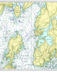 Castine, Maine Chart Placemat - Maritime Tribes USALaminated Placemat