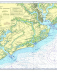 Charleston, South Carolina Nautical Chart Placemat - Maritime Tribes USALaminated Placemat