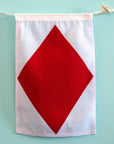F (Foxtrot) Nautical Signal Flag – Traditional Maritime Code Flag - Maritime Tribes USASignal Flag