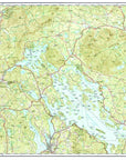 Lake Winnipesaukee, New Hampshire Map Placemat - Maritime Tribes USALaminated Placemat