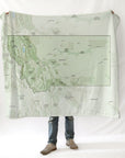 Montana State Charted Territory Blanket - Maritime Tribes USABlanket