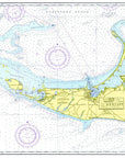 Nantucket Nautical Chart Placemat - Maritime Tribes USALaminated Placemat