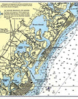 Stone Harbor, New Jersey Chart Placemat - Maritime Tribes USALaminated Placemat