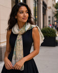 Vintage Chicago Map Scarf – Chicago Illinois Map - Maritime Tribes USAScarf