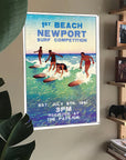 Vintage Surf Competition Poster - Maritime Tribes USA