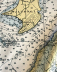 San Juan Islands, WA Nautical Chart Quick Dry Towel