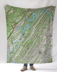 Watts Bar Lake with Athens, TN Blanket - Maritime Tribes USABlanket