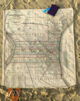 Philadelphia, PA. Antique Map, 1830 Blanket - Maritime Tribes USABlanket