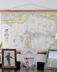 Waugoshance Pt to Seul Choix Pt Nautical Chart Scroll - Maritime Tribes USAScroll