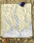 Westport MA Nautical Chart Blanket - Maritime Tribes USABlanket