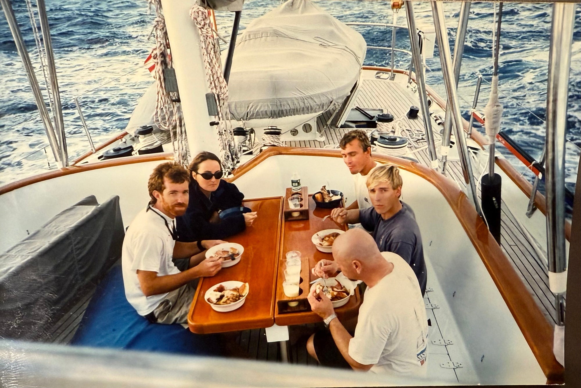 Thanksgiving day at sea, middle of the Atlantic