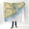 charleston sc chart blanket