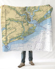 Charleston, SC Chart Blanket