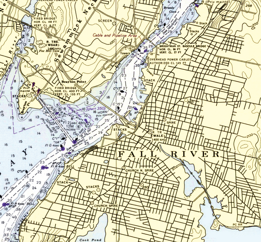 Newport, RI (Narragansett Bay) Chart Blanket