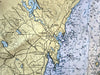 Penobscot Bay Nautical Chart Quick Dry Towel
