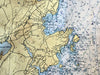 Penobscot Bay Nautical Chart Quick Dry Towel