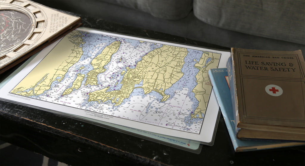 Newport, RI & Jamestown Chart Placemat