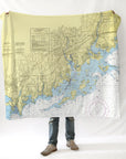 Westport - Norwalk Islands, CT Nautical Chart Blanket