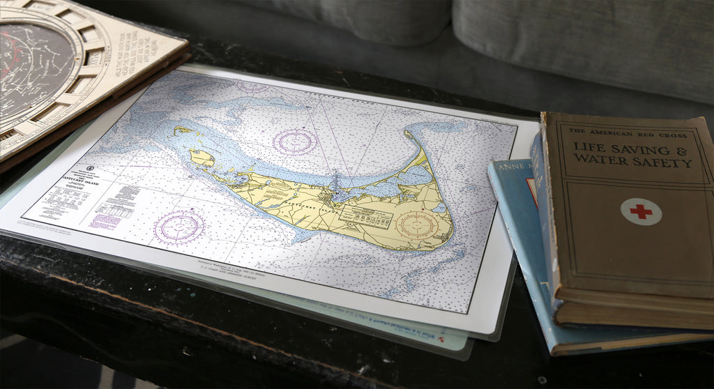 Nantucket Nautical Chart Placemat