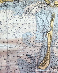 Cape Cod, MA Nautical Chart Blanket