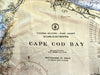 Cape Cod, MA Nautical Chart Blanket