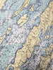 Casco Bay, ME Nautical Chart Quick Dry Towel