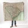 South Carolina Antique State Map (Charleston) Blanket