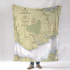 Oriental, NC, Neuse River Chart Blanket