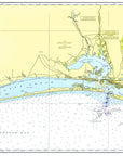 Bogue Banks, North Carolina Chart Placemat
