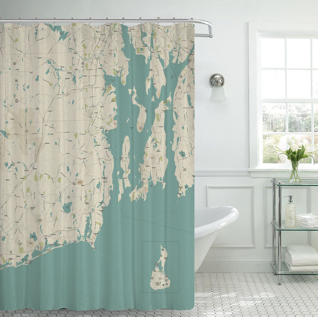 Rhode Island Shower Curtain