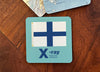 Nautical Flag Coaster - ‘X’ X-Ray