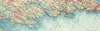 Côte d'Azur, France Map Scarf