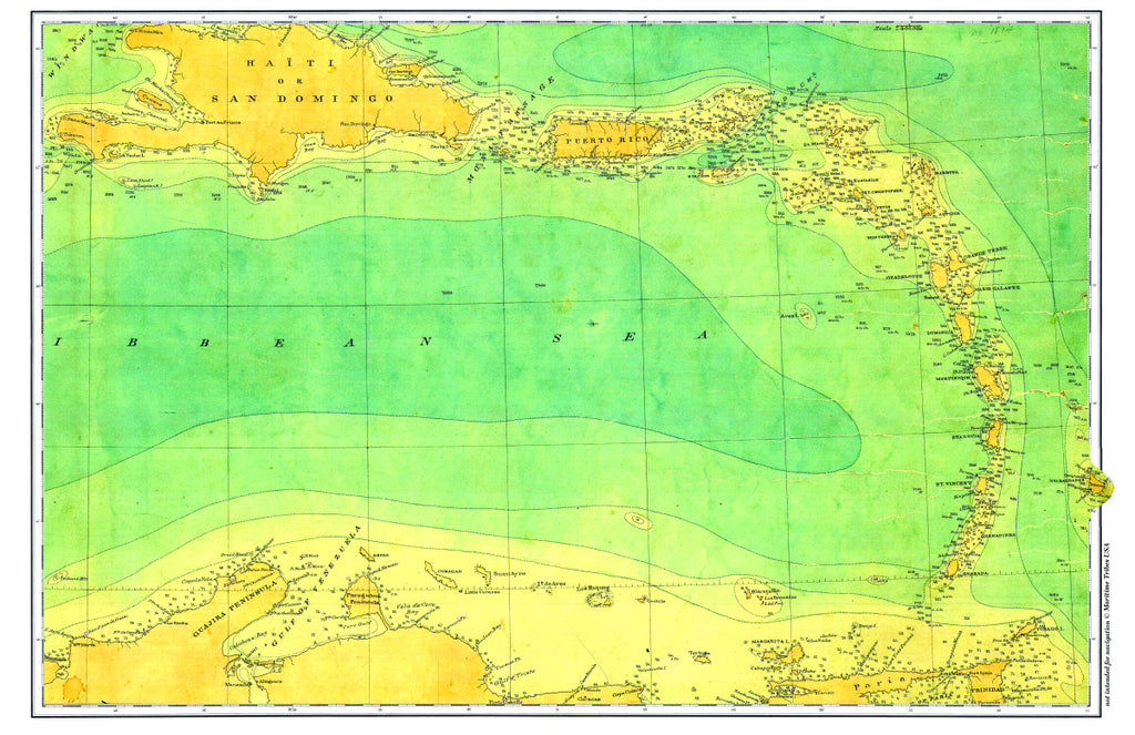 Caribbean_(_Cuba_to_Down_Island)_Single_Placemat