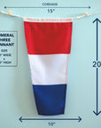 3 Nautical Signal Flag - Maritime Tribes USASignal Flag