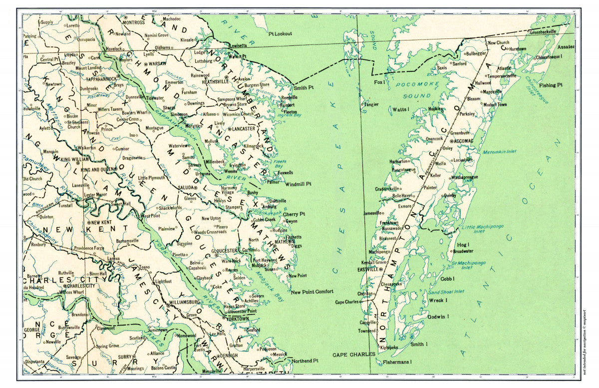 Eastern Shore Vintage Single Placemat
