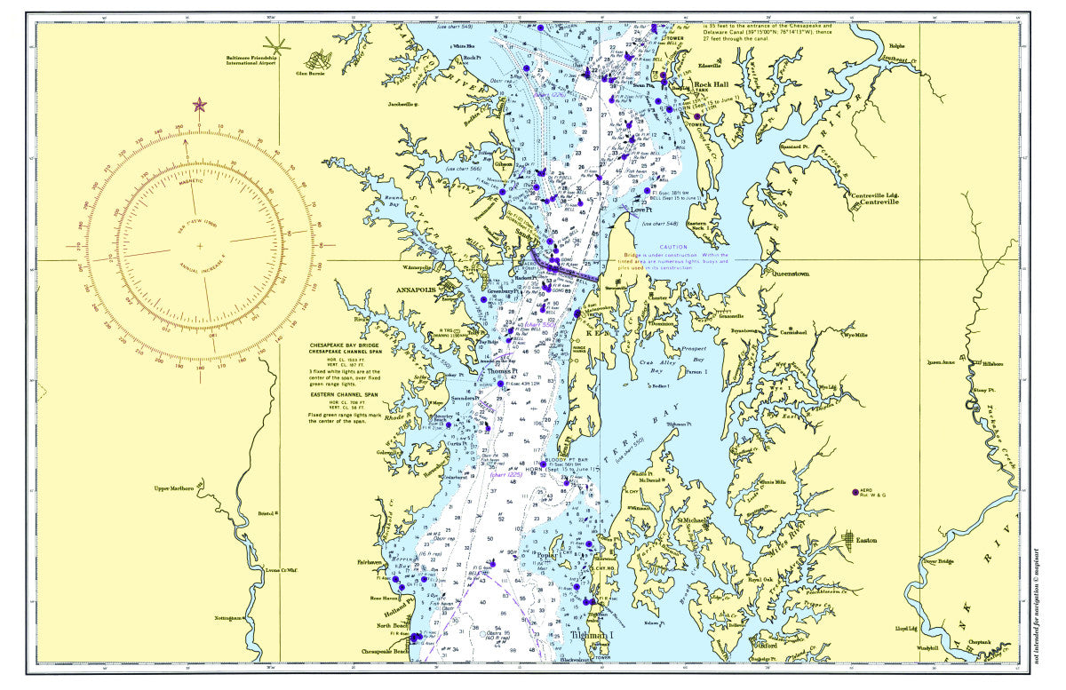 Chesapeake Bay, Northern, Single Placemat