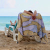 Towel, Beach & Bath Wholesale - Side A: Cotton Terry. Side B: Fleecy Map