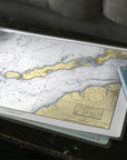 Cuttyhunk, Elizabethian Islands Vintage Chart Placemat