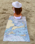 Cape Cod & The Islands Beach Towel  / Quick Dry Towel
