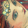 Alphonse Mucha's 'Dance' Canvas Wall Scroll