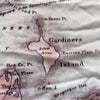 Long Island, NY Vintage Map Scarf